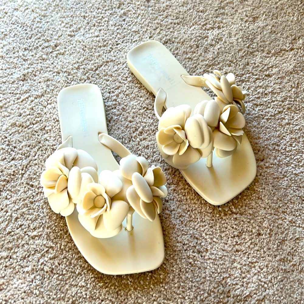 Flower Flip Flops by Jeffrey Campbell